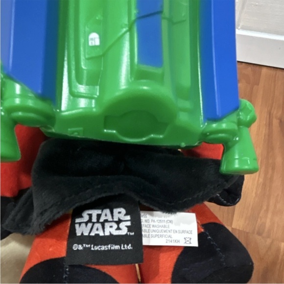 Mattel Star Wars Boba Fett Plush Stuffed Animal Medium 2021 Surface Washable - Picture 2 of 8